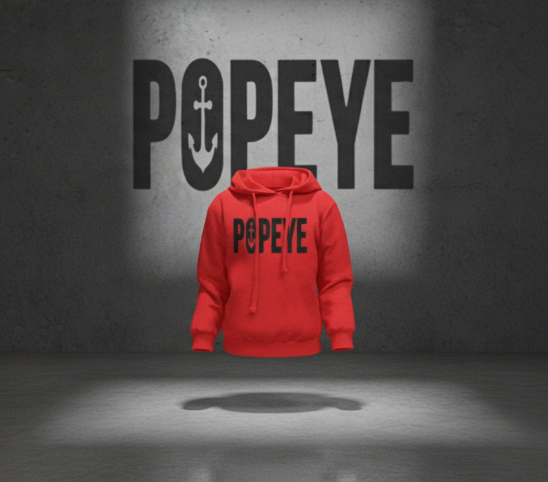“Spinach Power Drip 🥬💪 | Popeye Hoodie/Tee (0–13Y)”