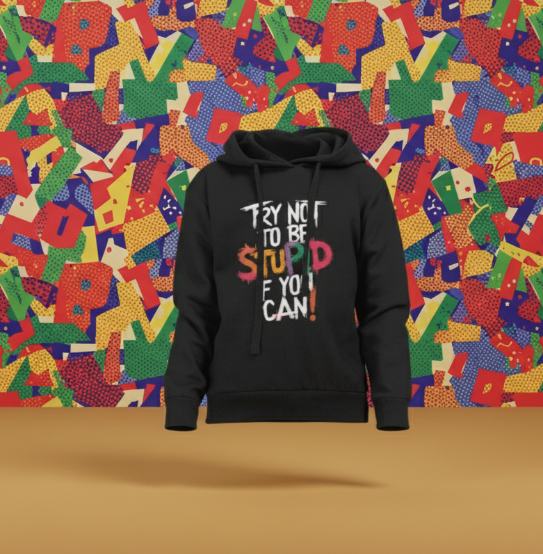 👑 Storm BRN “Don’t Be Stupid” Hoodie 👑 (👉 See Size Chart Before Choosing Size)