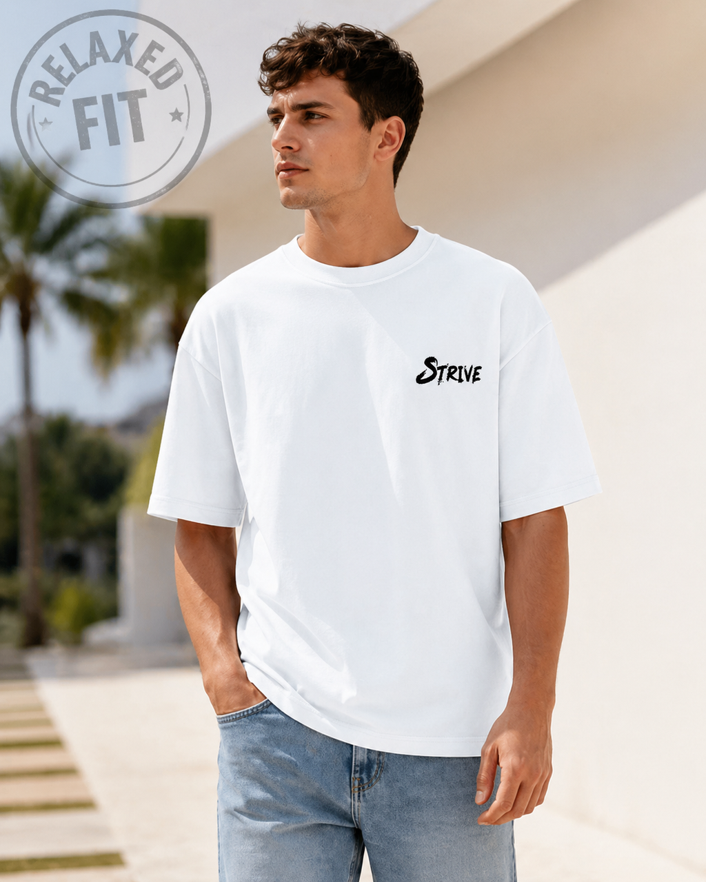 Strive Mode Relax Fit Tee ⚡