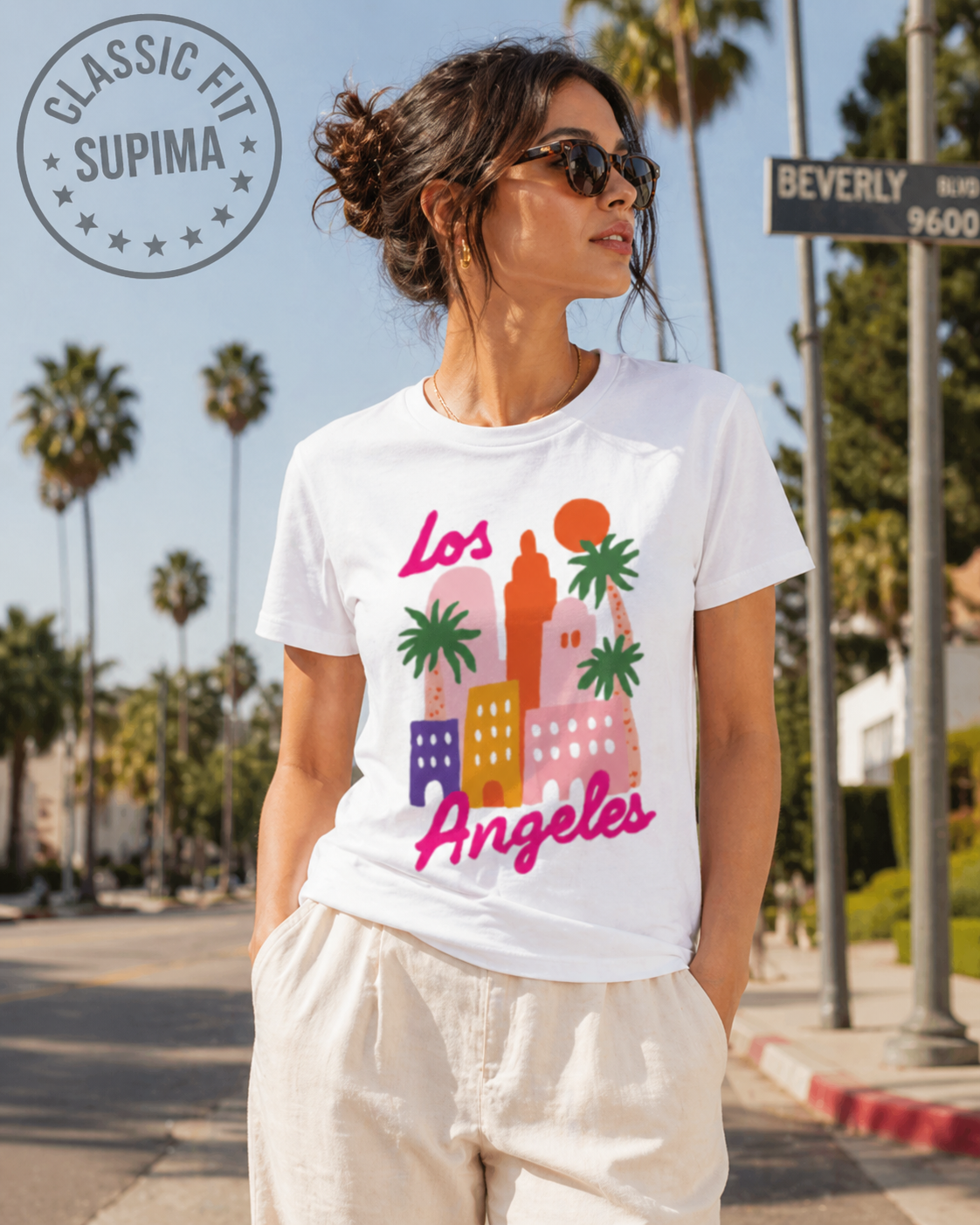LA Sunset Supima Classic Tee