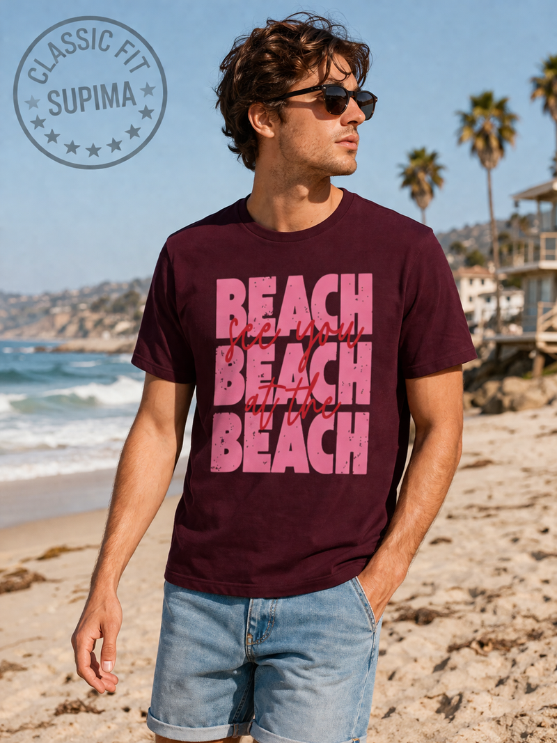 The "See You at the Beach" Supima Tee