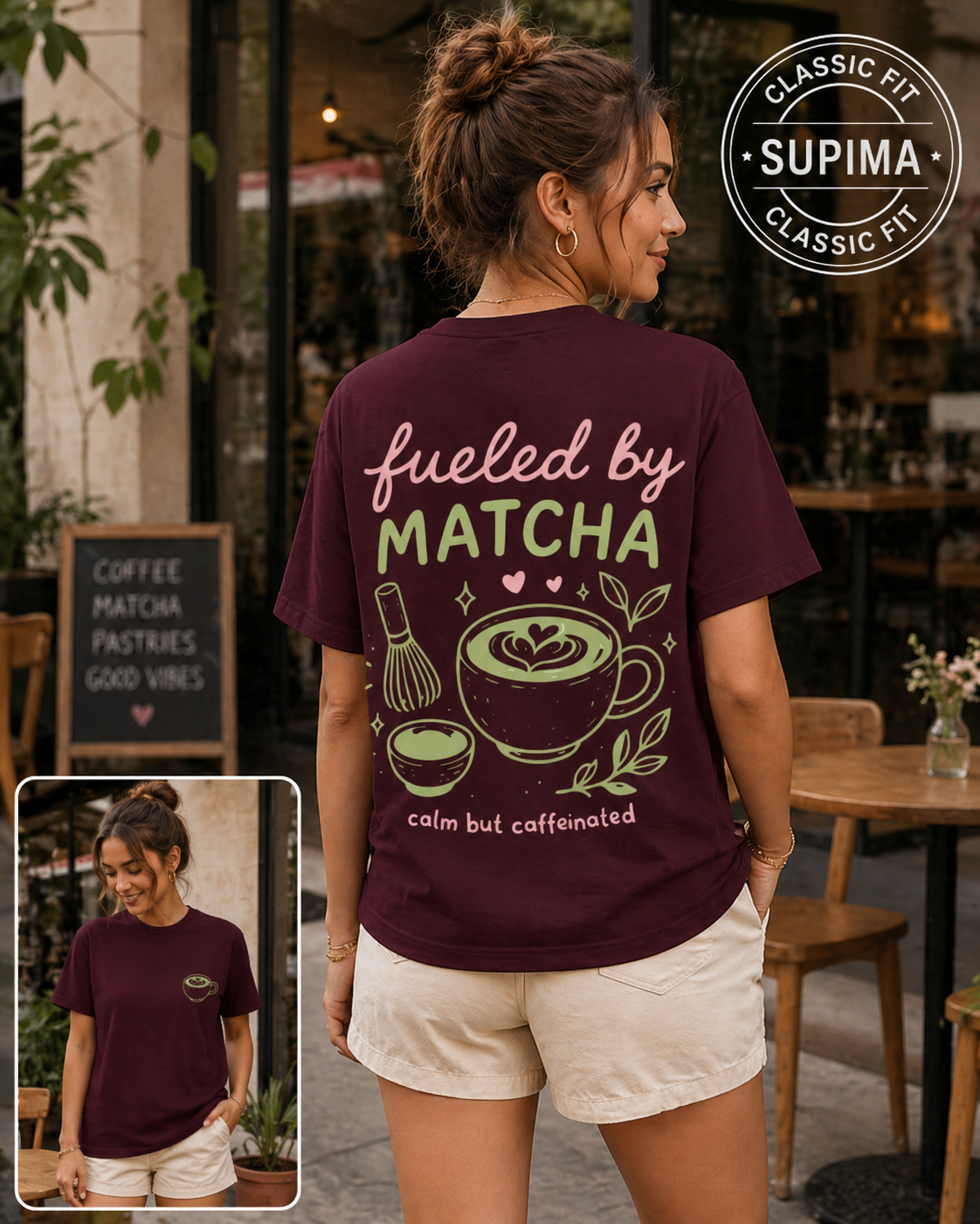 Fueled By Matcha Supima Classic Tee