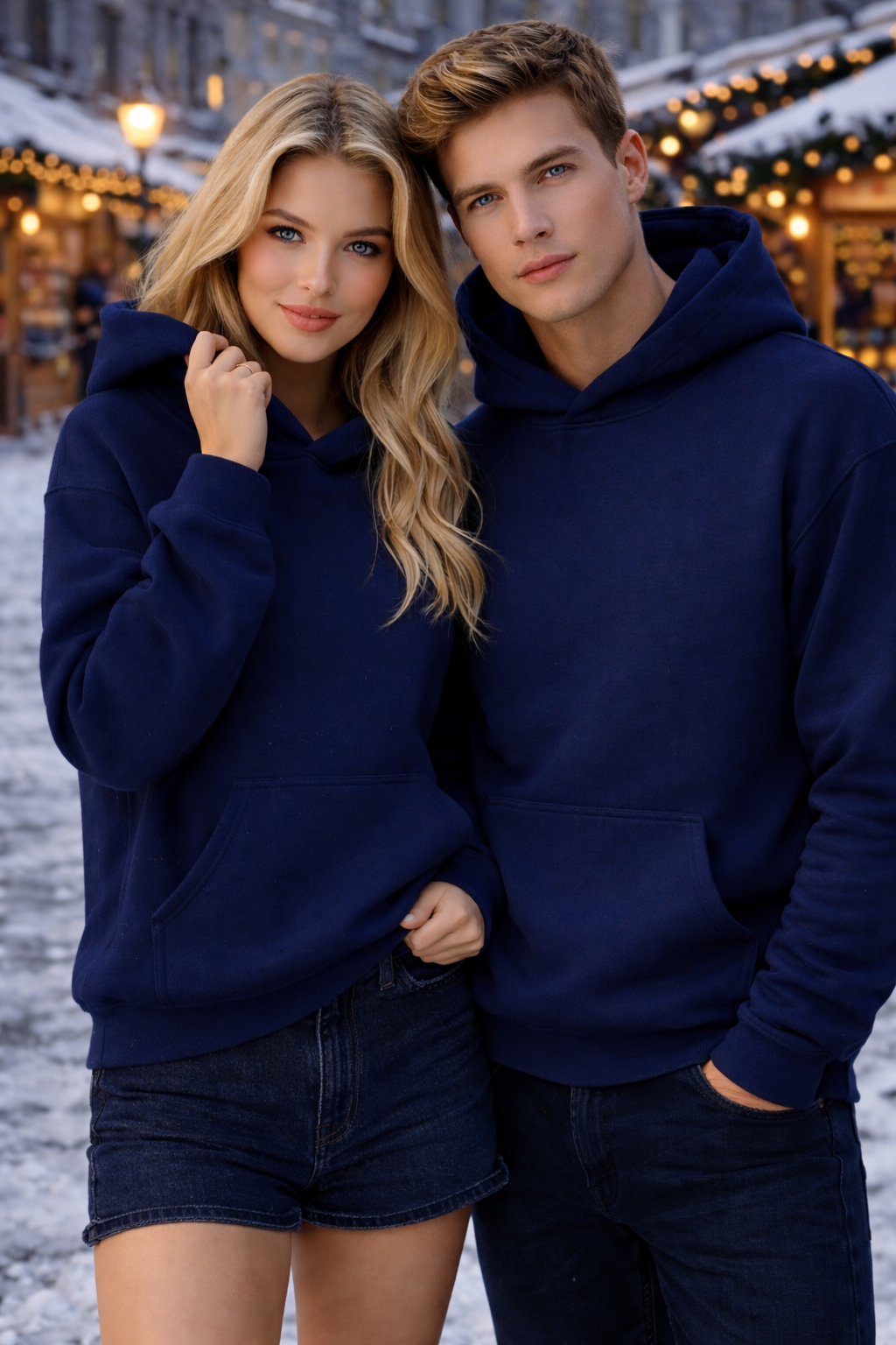 STORM BRN Solid Pullover Hoodie – Core Essential