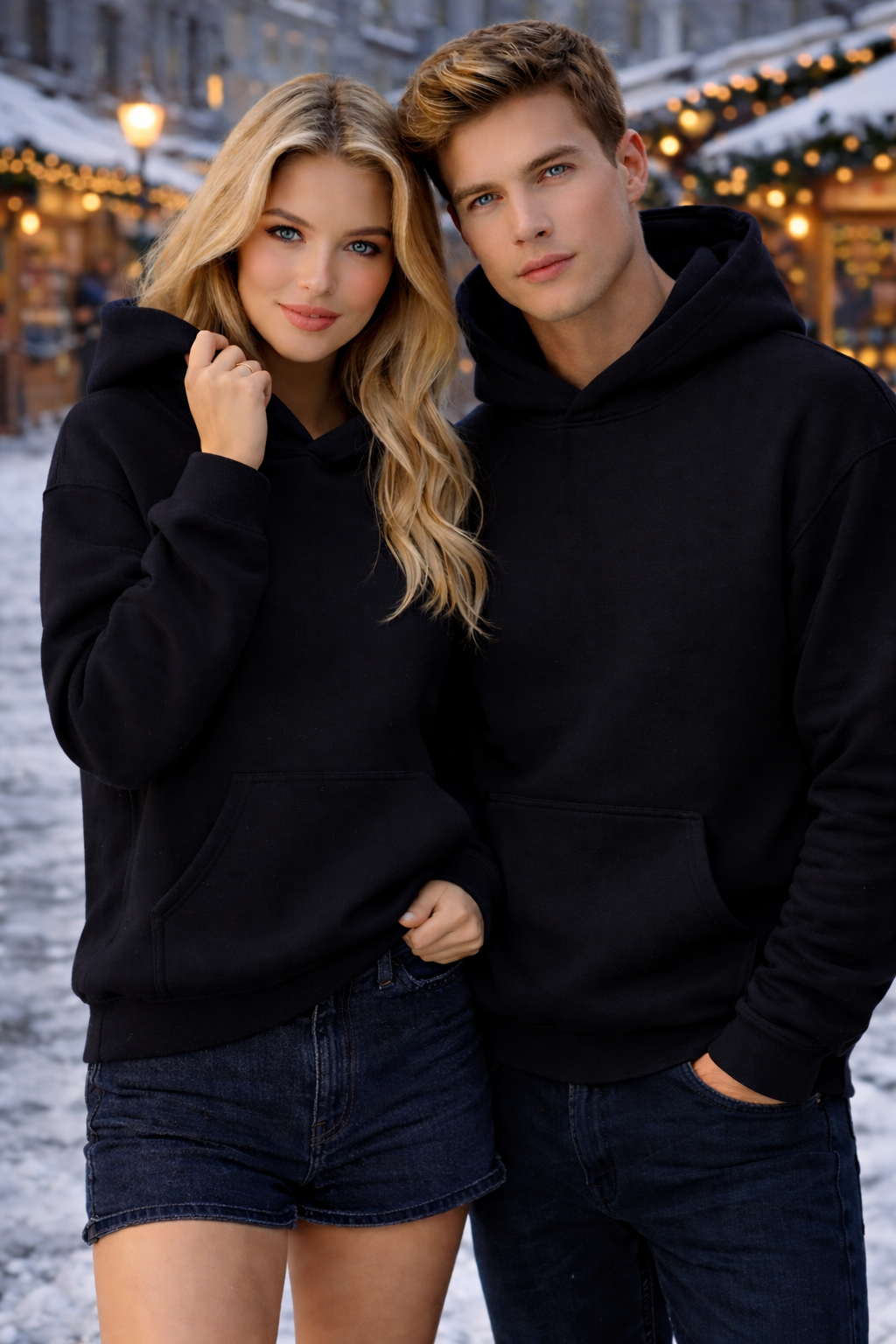 STORM BRN Solid Pullover Hoodie – Core Essential