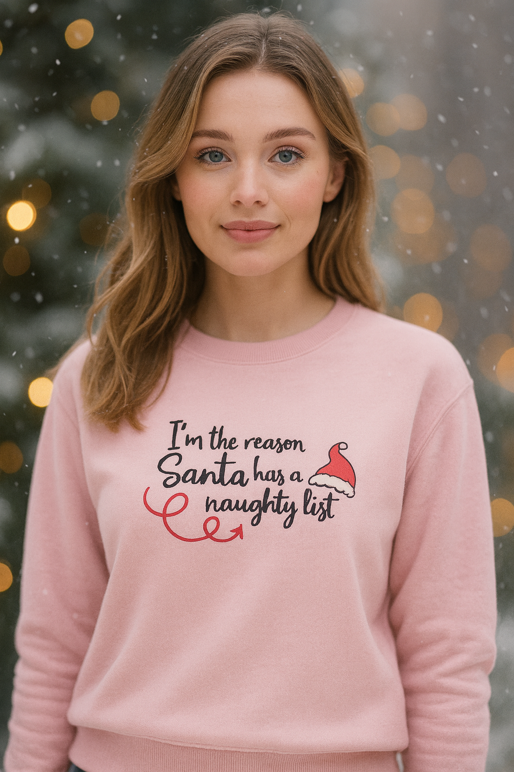 The “Naughty List Energy” Sweatshirt 🎅😈