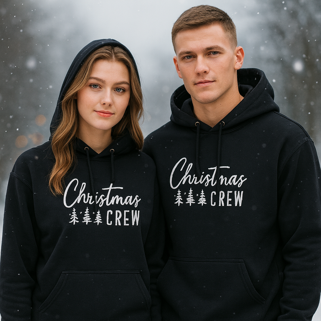 Christmas Crew Drip Hoodie – Cozy AF, Festive AF