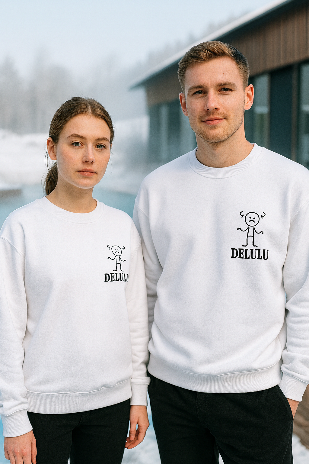 The Delusional Core Sweatshirt | Unisex Slouchy Fit | Gen Z Meme Vibe