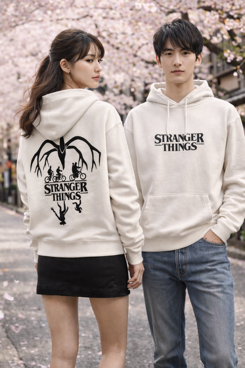Stranger Thing Upside Down Hoodie — Cozy Core, Main Character Energy