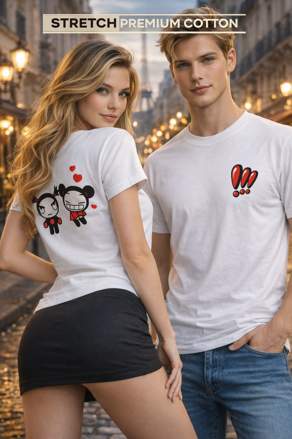 Pucca × Gar Valentine Tee 💖🔥 | Love Hits Hard, Fandom Edition