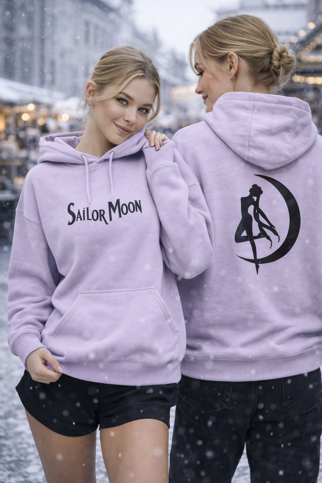 Sailor Moon Puff-Print Hoodie