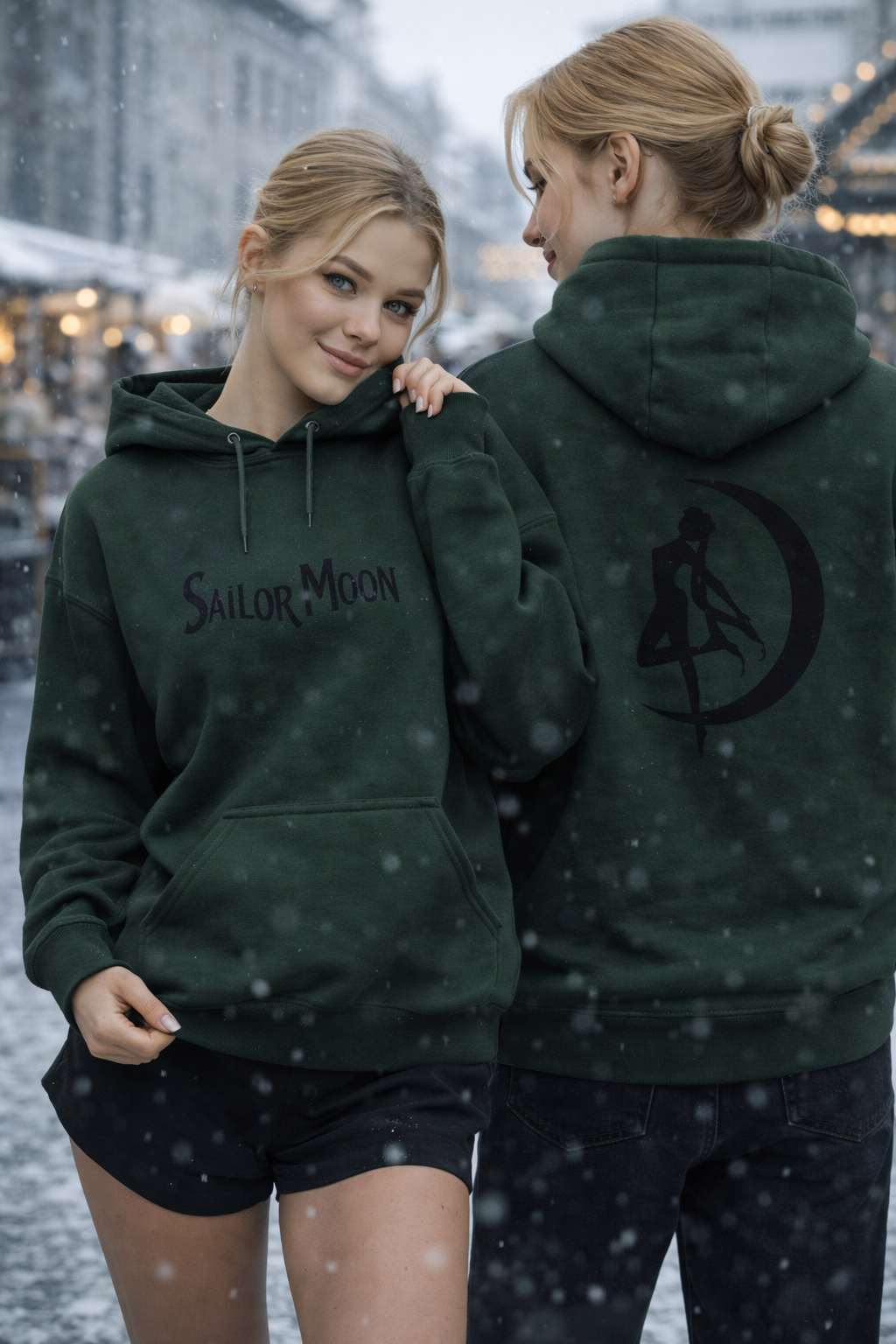 Sailor Moon Puff-Print Hoodie