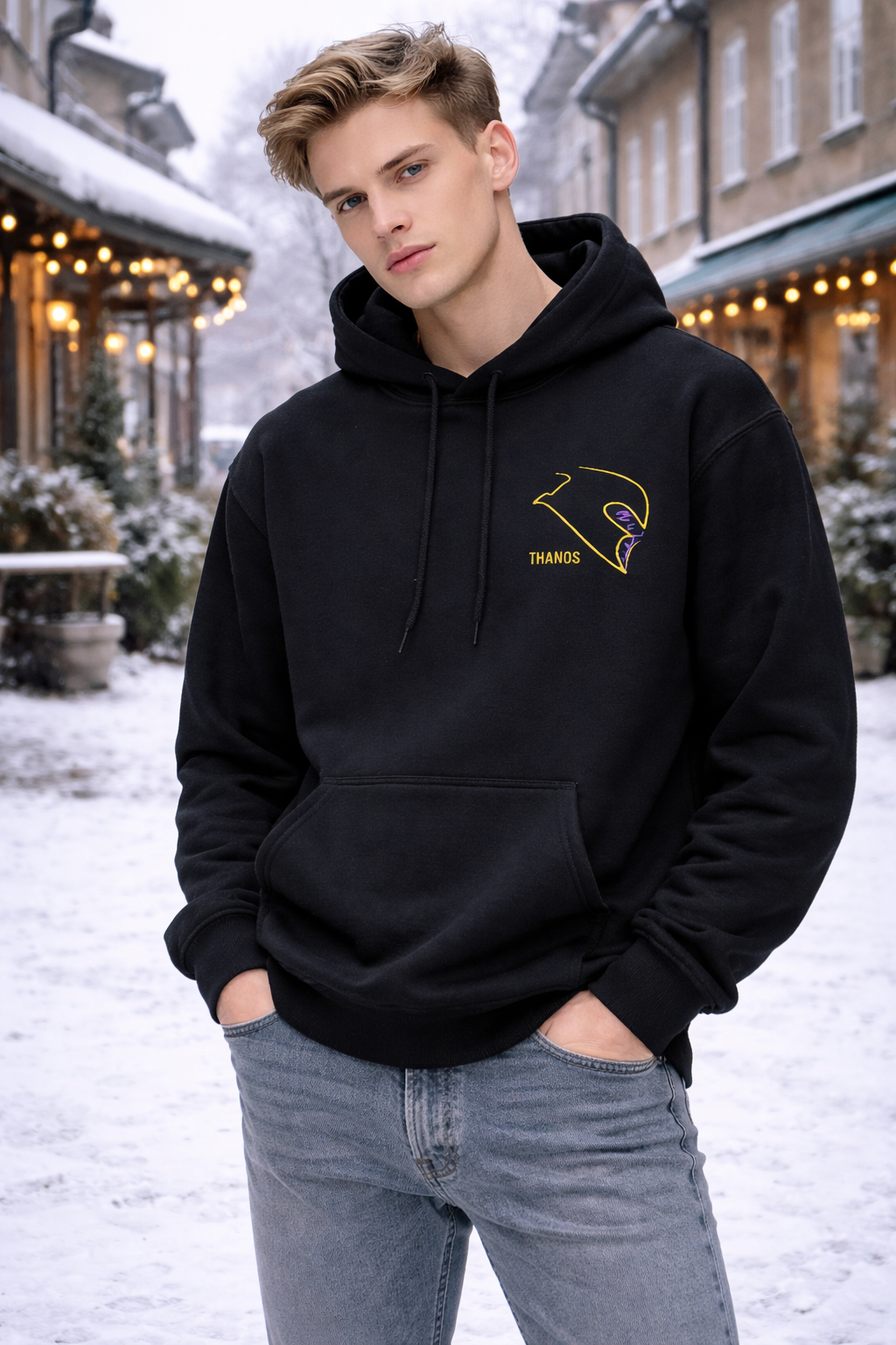 THANOS Minimal Icon Hoodie 🟣🔥