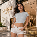 Cloud Mode Crop Top 🤍