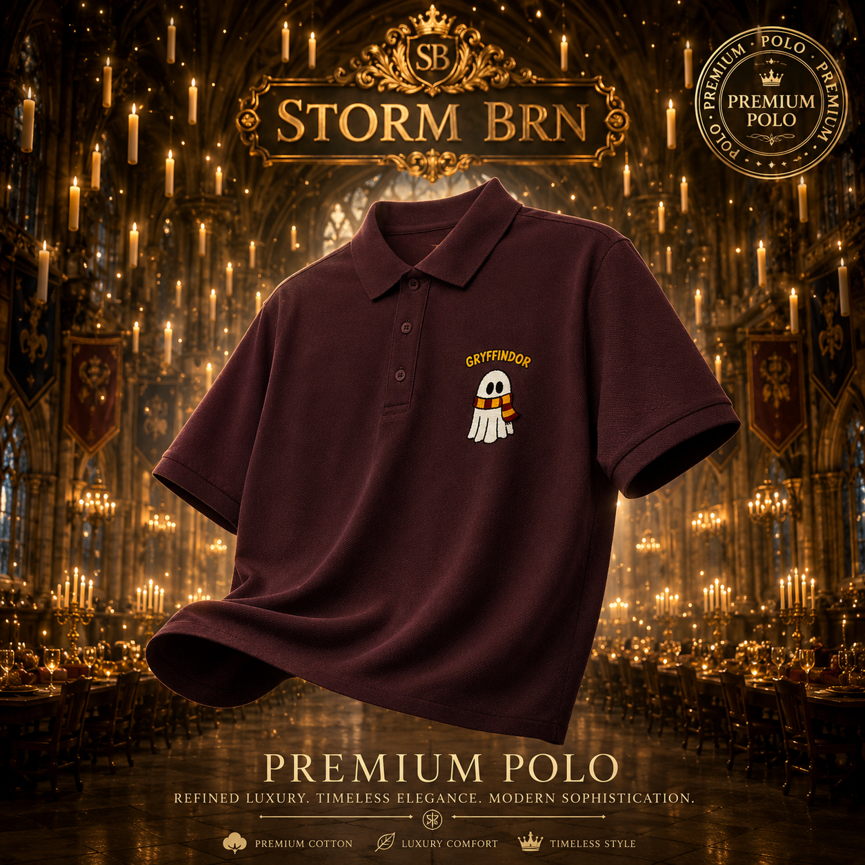 Polo – Gryff Vibes 🧙‍♂️✨ | Classy Drip Only