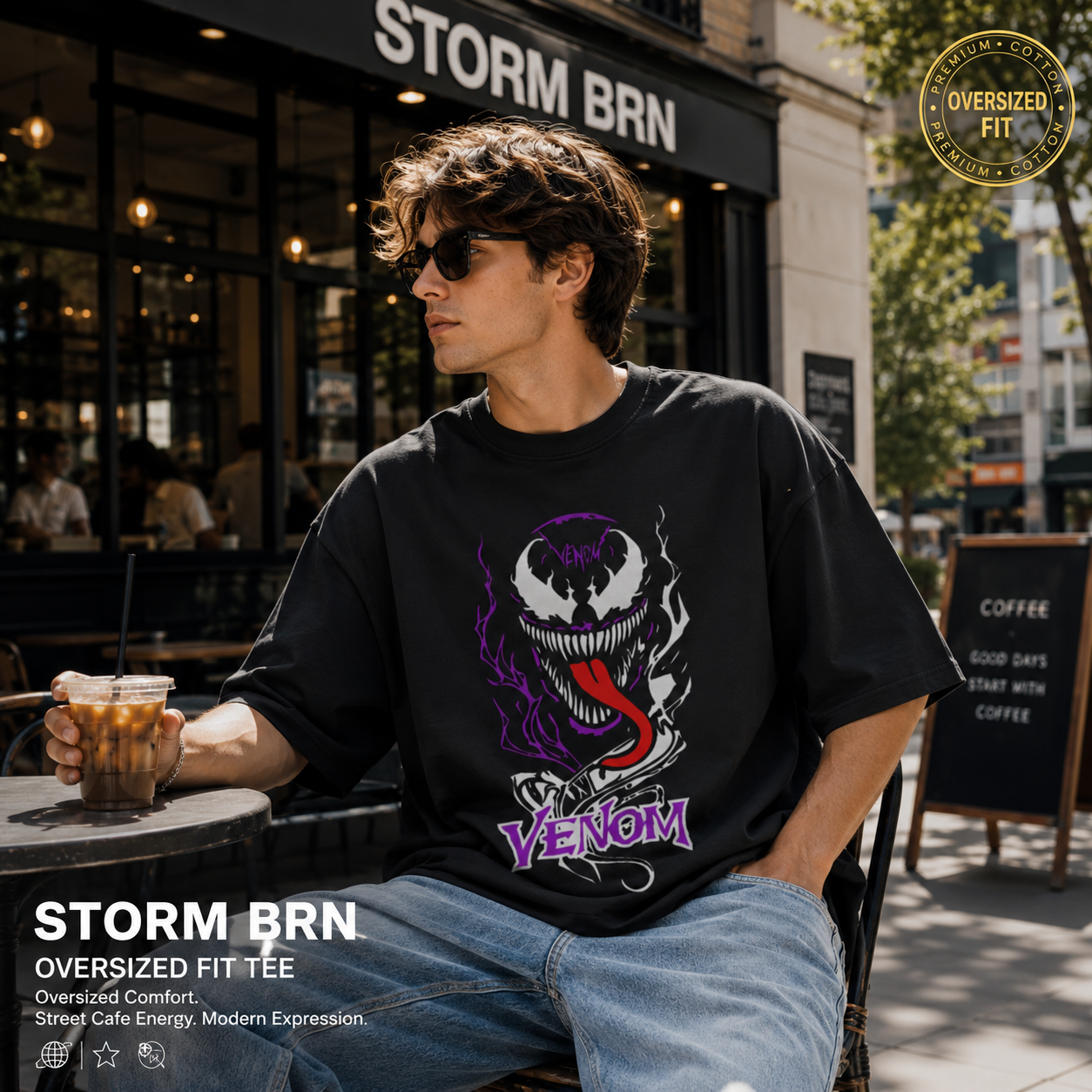 🖤💜 Venom Oversized Tee