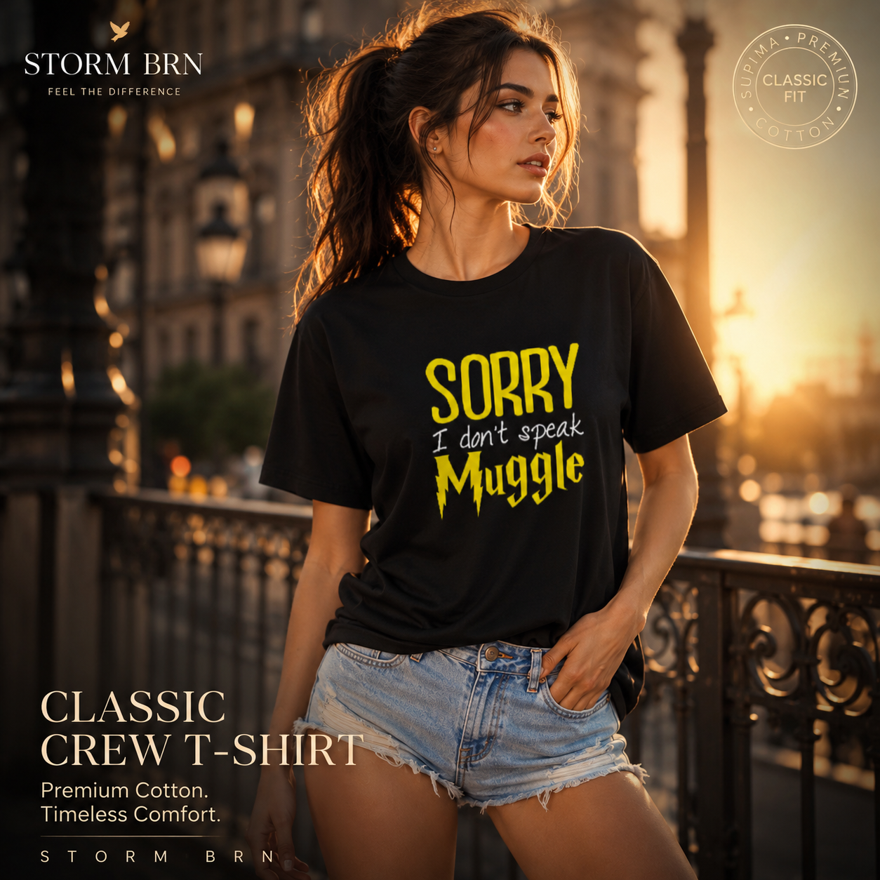 🦉✨ Muggle? Sorry Tee | Harry Potter Inspired Tee