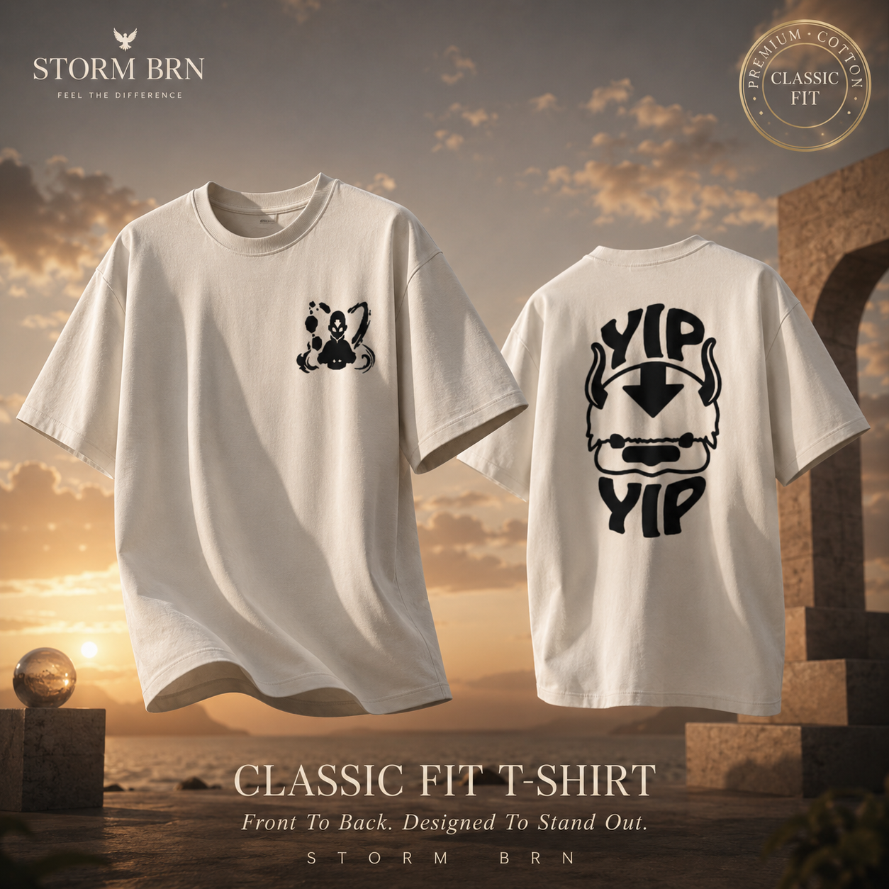 🌪️🦬 YIP YIP Sky Bison Tee