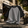 🖤⚡ STORM BRN Oversized Raglan T-Shirt