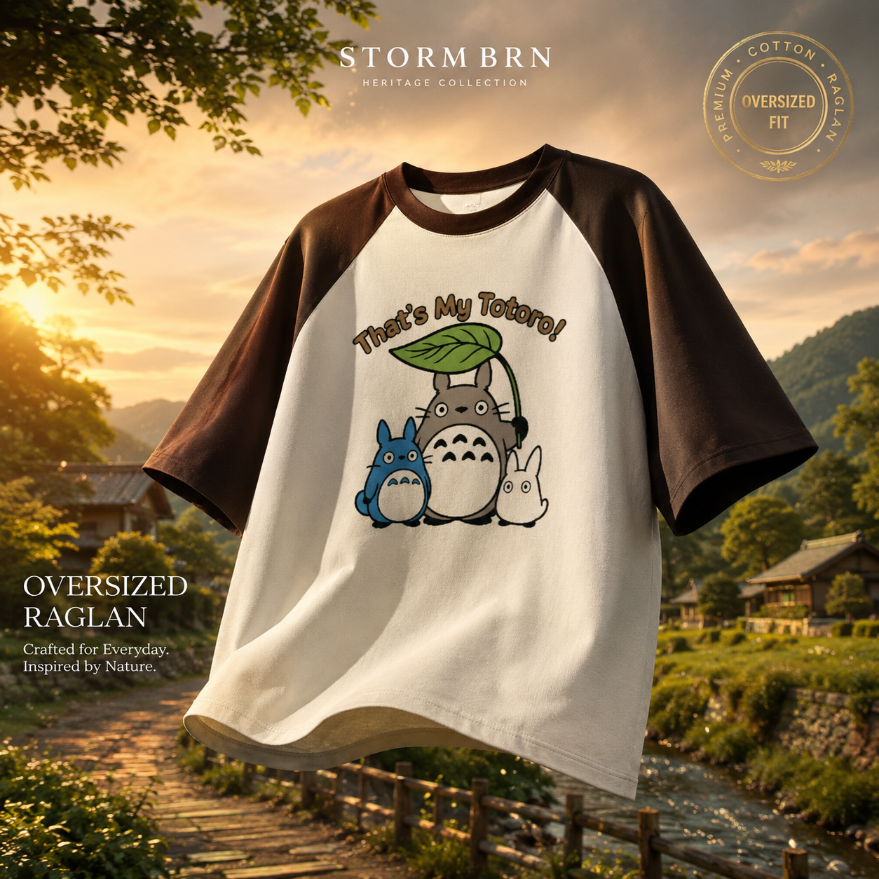 That's My Totoro! 🌱 | Oversized Raglan Tee