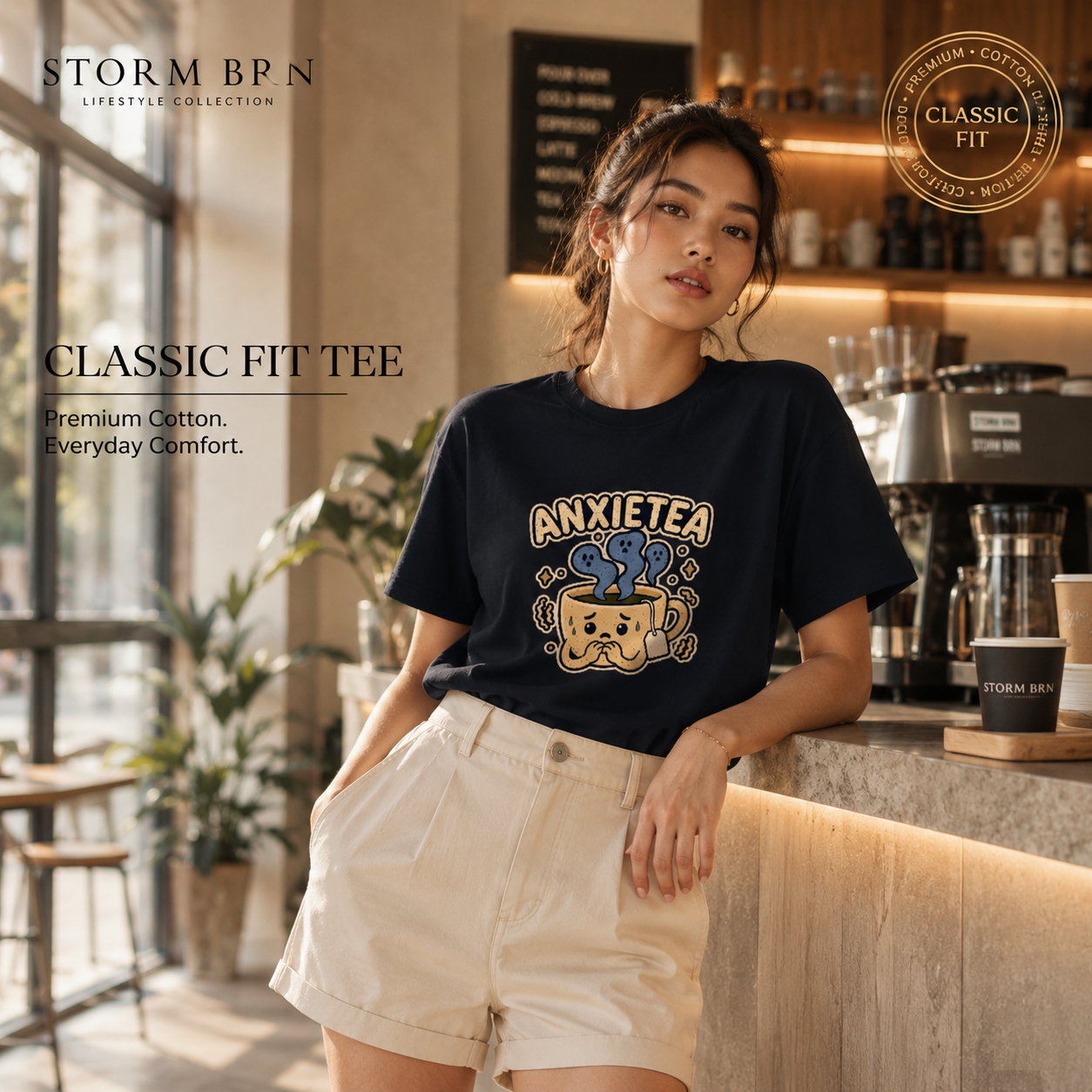 AnxieTea ☕💙 | Classic Fit Tee