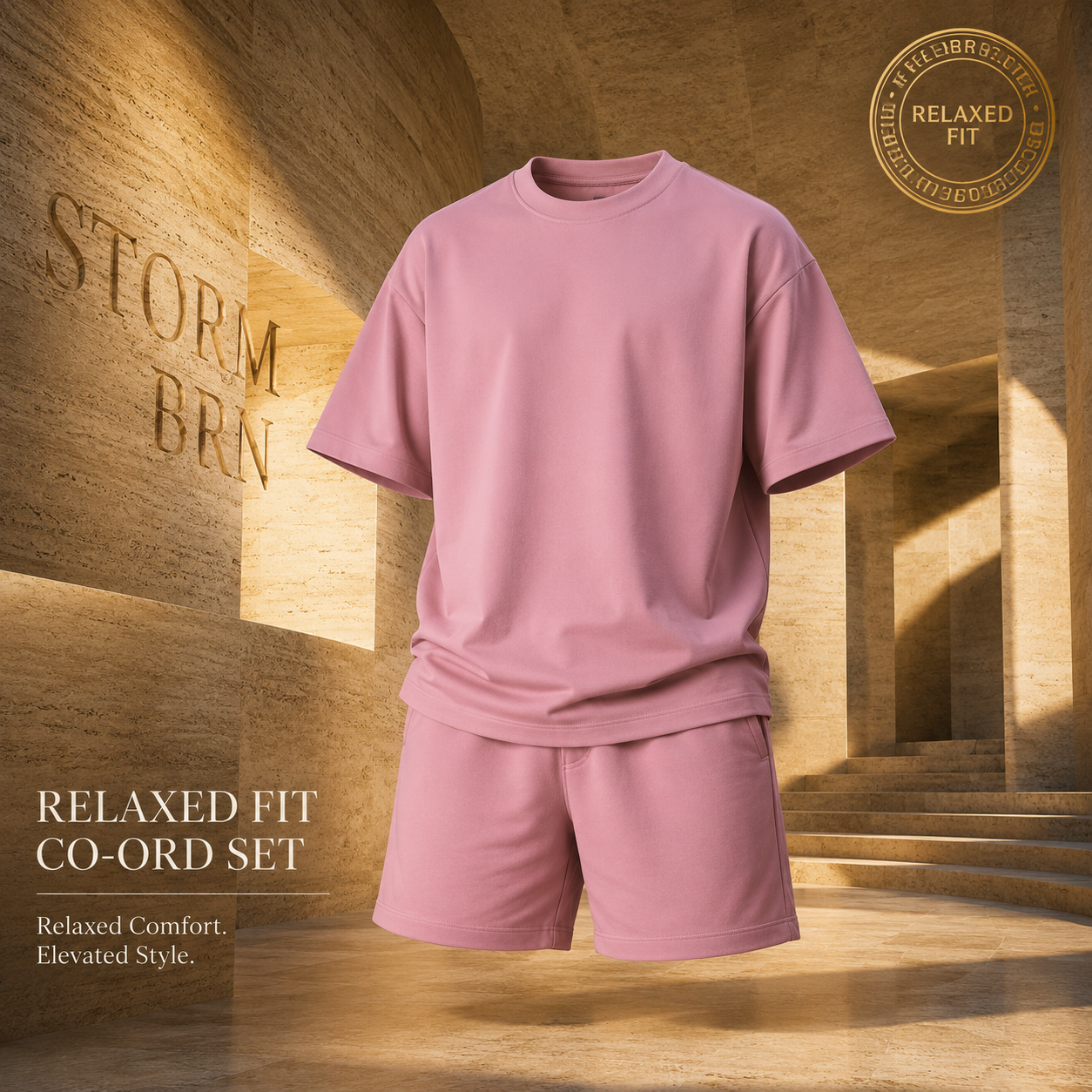 Always On™ – Co-ord Terry Set | Premium Terry Tee & Shorts