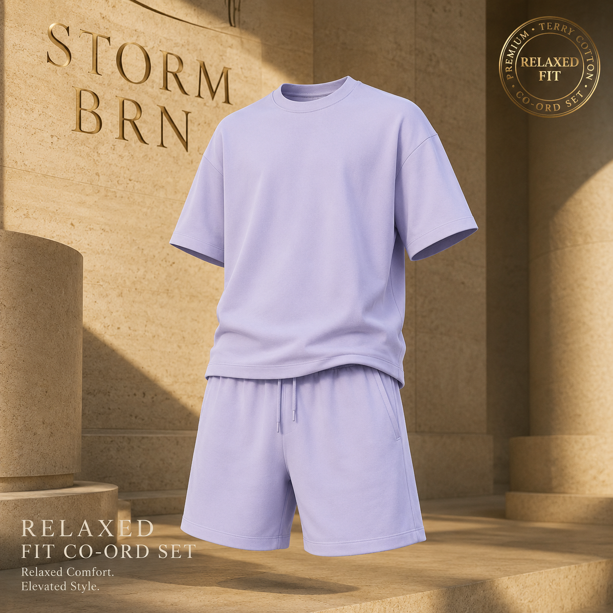 Always On™ – Co-ord Terry Set | Premium Terry Tee & Shorts