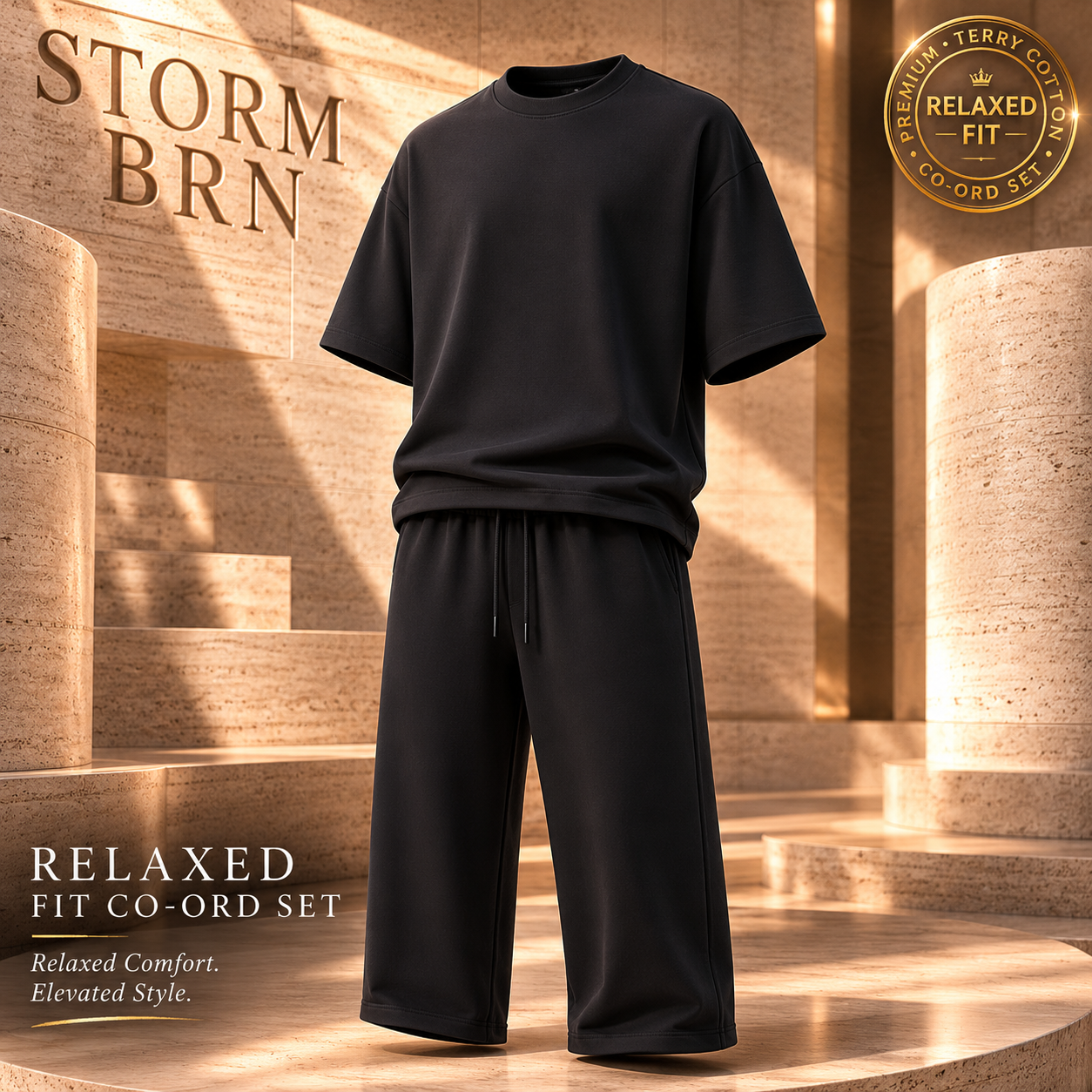 CloudEase™ – Terry Co-Ord Set | Relaxed Fit Premium Loungewear