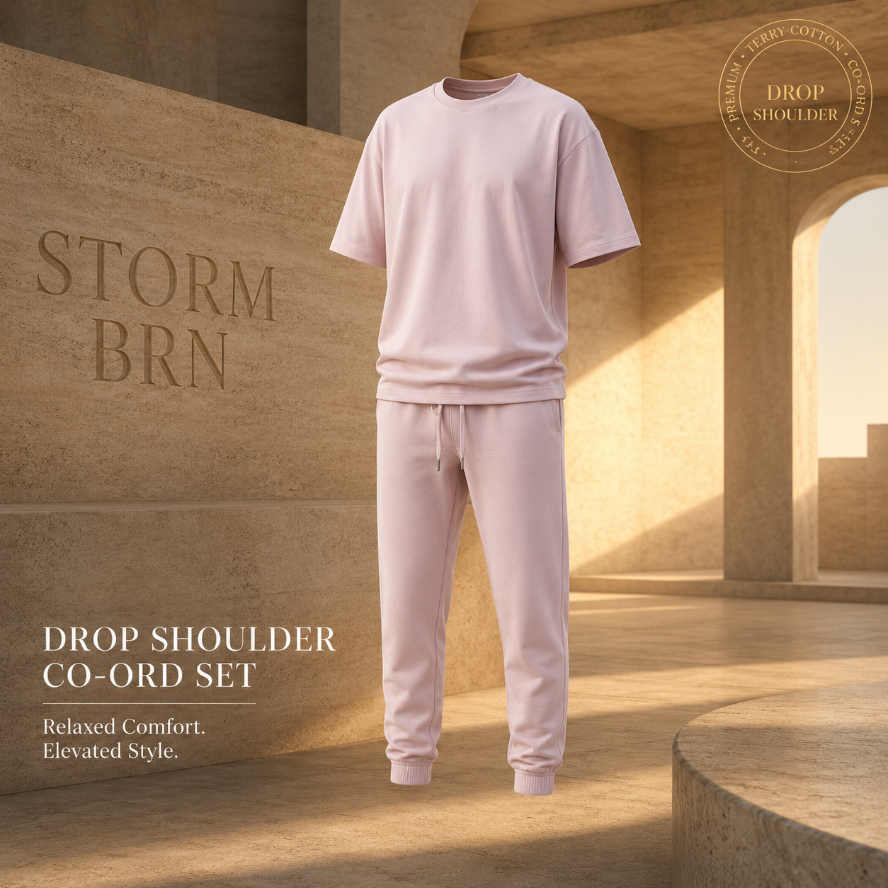OFF DUTY™ – Terry Jogger Set | Premium Terry Tee & Joggers