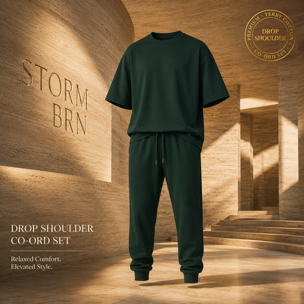 OFF DUTY™ – Terry Jogger Set | Premium Terry Tee & Joggers