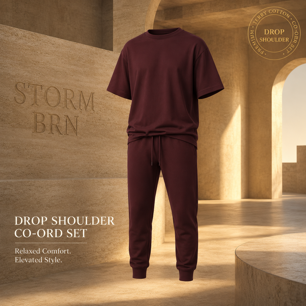 OFF DUTY™ – Terry Jogger Set | Premium Terry Tee & Joggers