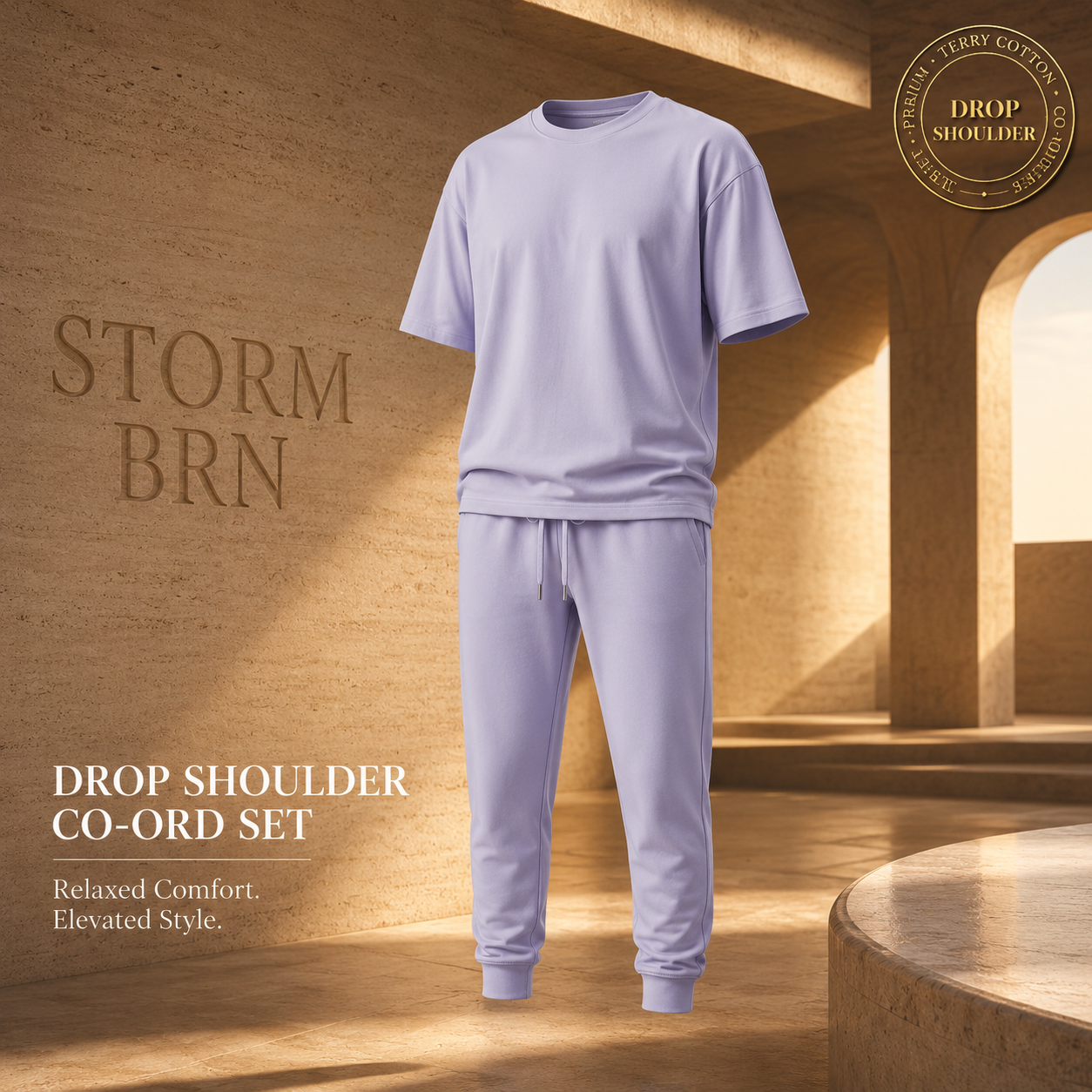 OFF DUTY™ – Terry Jogger Set | Premium Terry Tee & Joggers