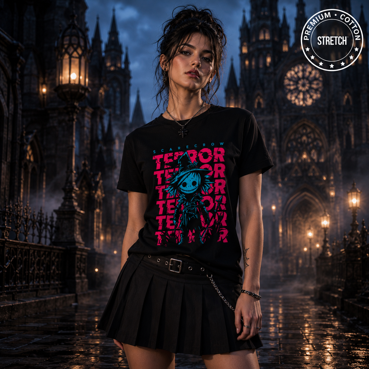 Scarecrow Terror Neon