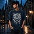 🐺 Dark Howl Vintage Acid Wash Tee