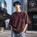 🍷👒 Crimson Pirate Acid Wash Tee