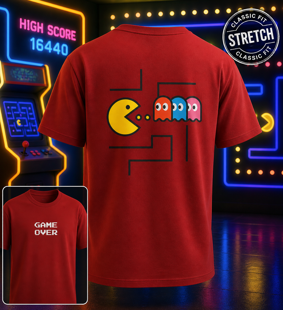PAC-MAN Mode ON Tee