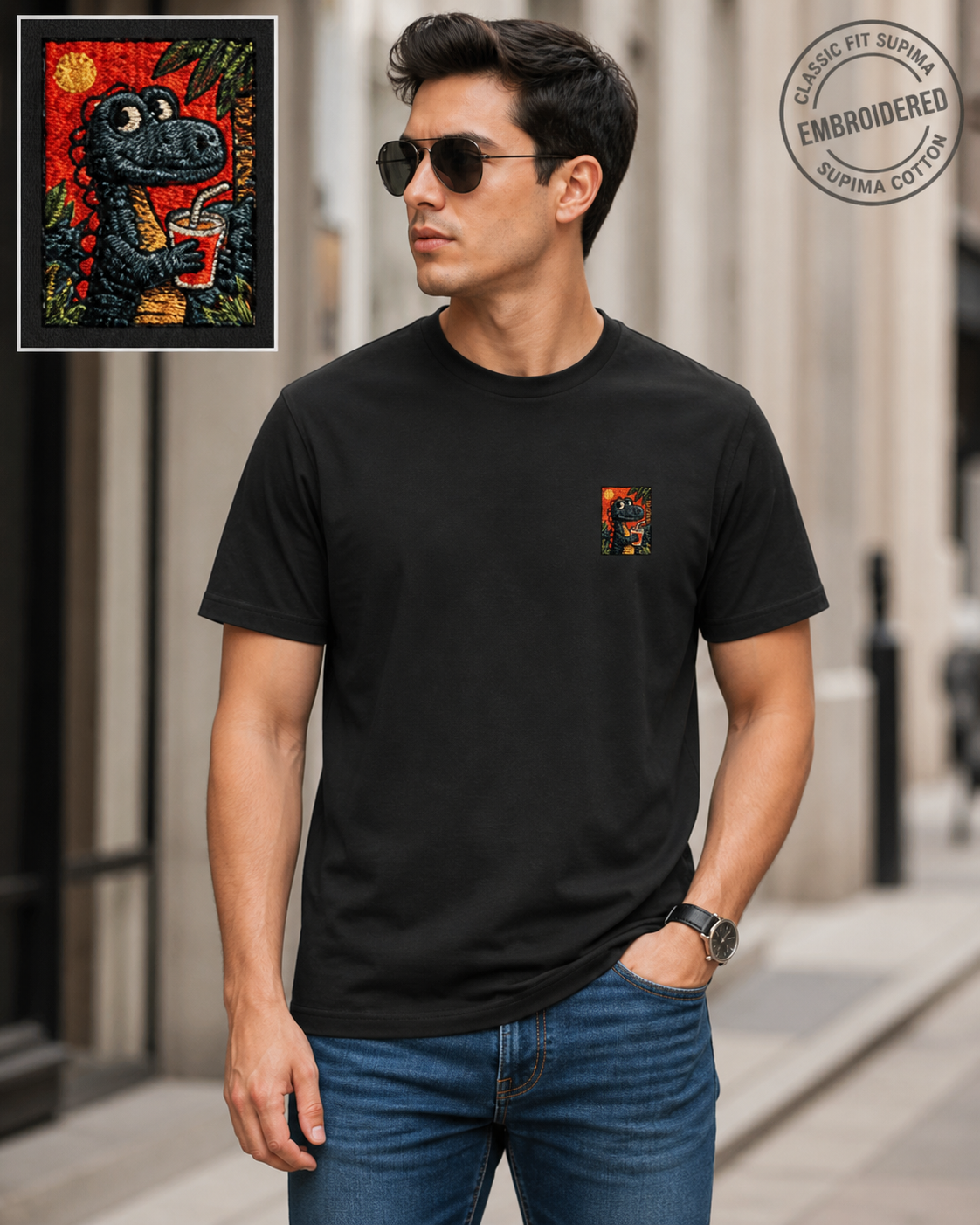 The "Dino Chill" Supima Tee