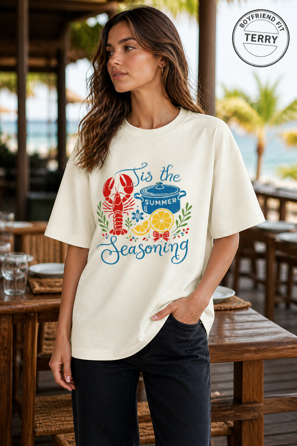 Tis The Seasoning Tee – Cookin’ 🍋🦞✨