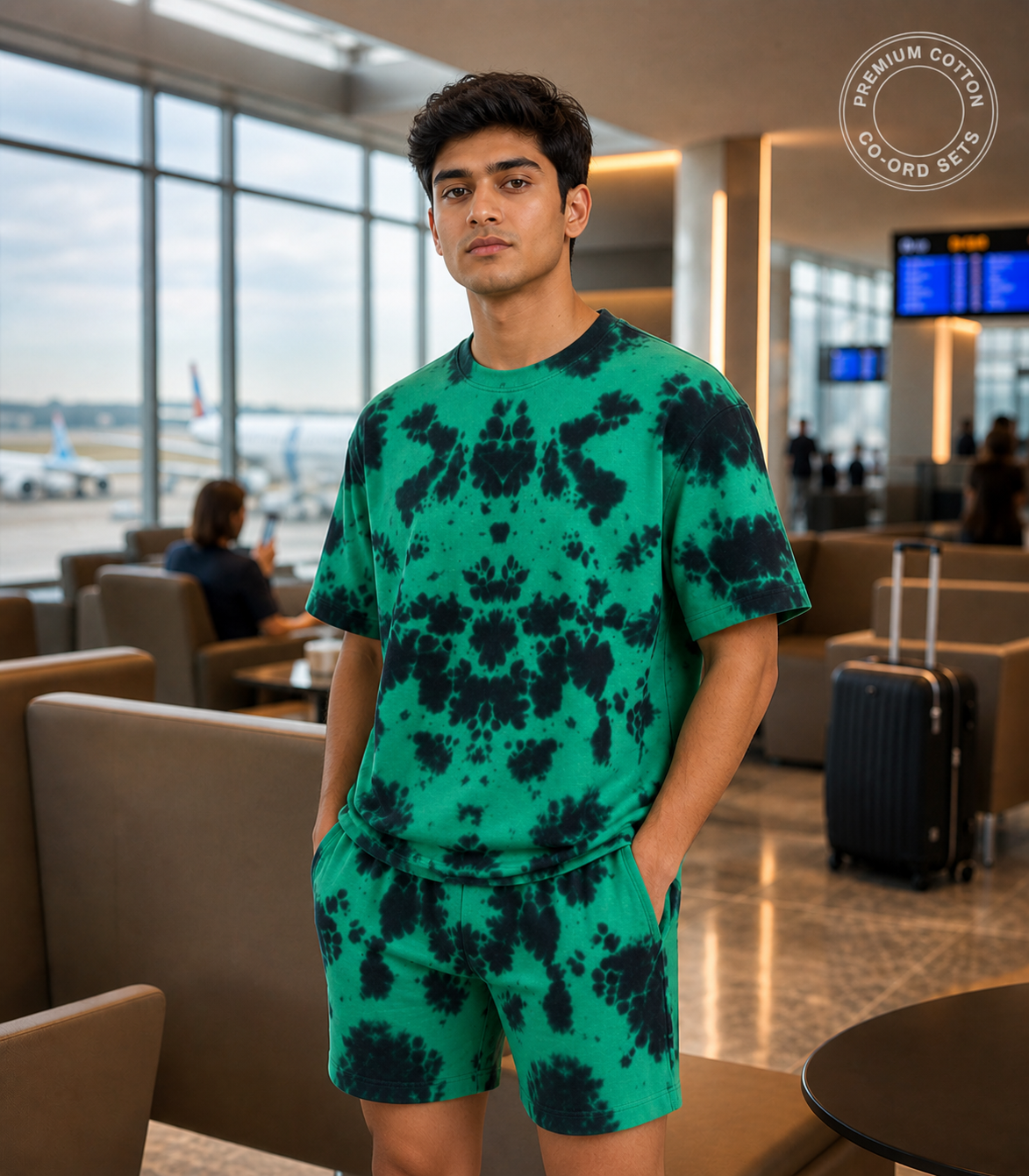 ⚡ Storm BRN “Paint The Streets” Tie-Dye Co-ord Set