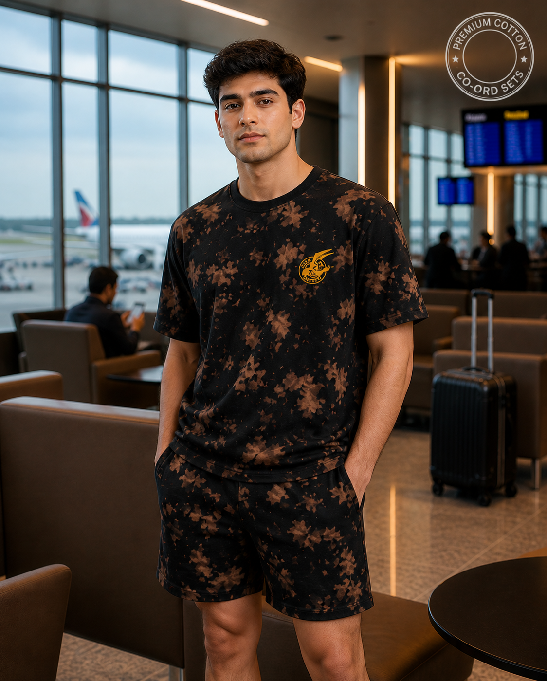 Bunny ⚡🐰 Tie-Dye Co-ord Set | Premium Embroidered Cotton Drip