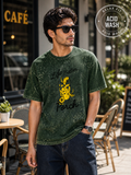 Vintage Lemon Vibes- Washed Relax Street Tee