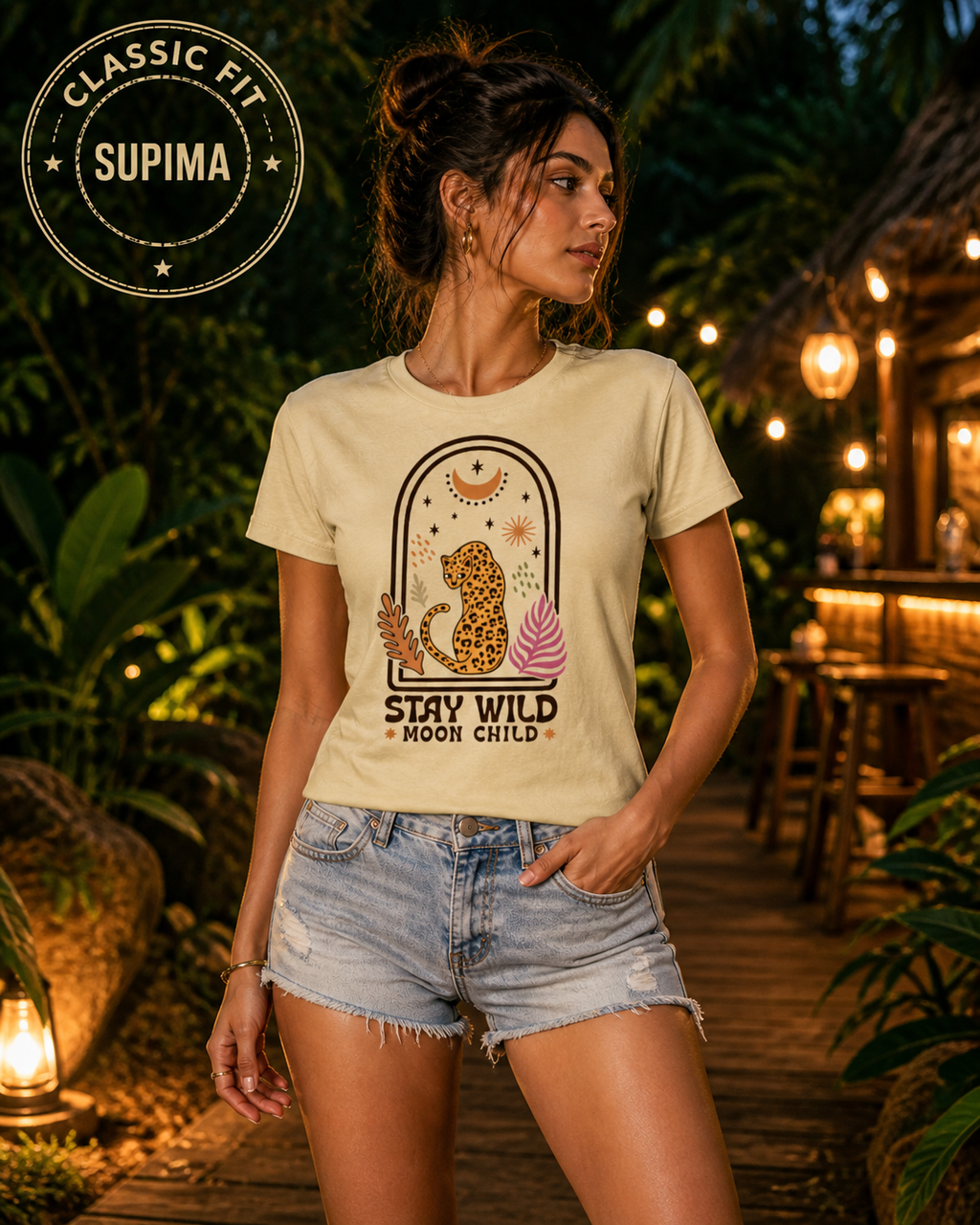 Stay Wild Moon Child – Supima Classic Tee