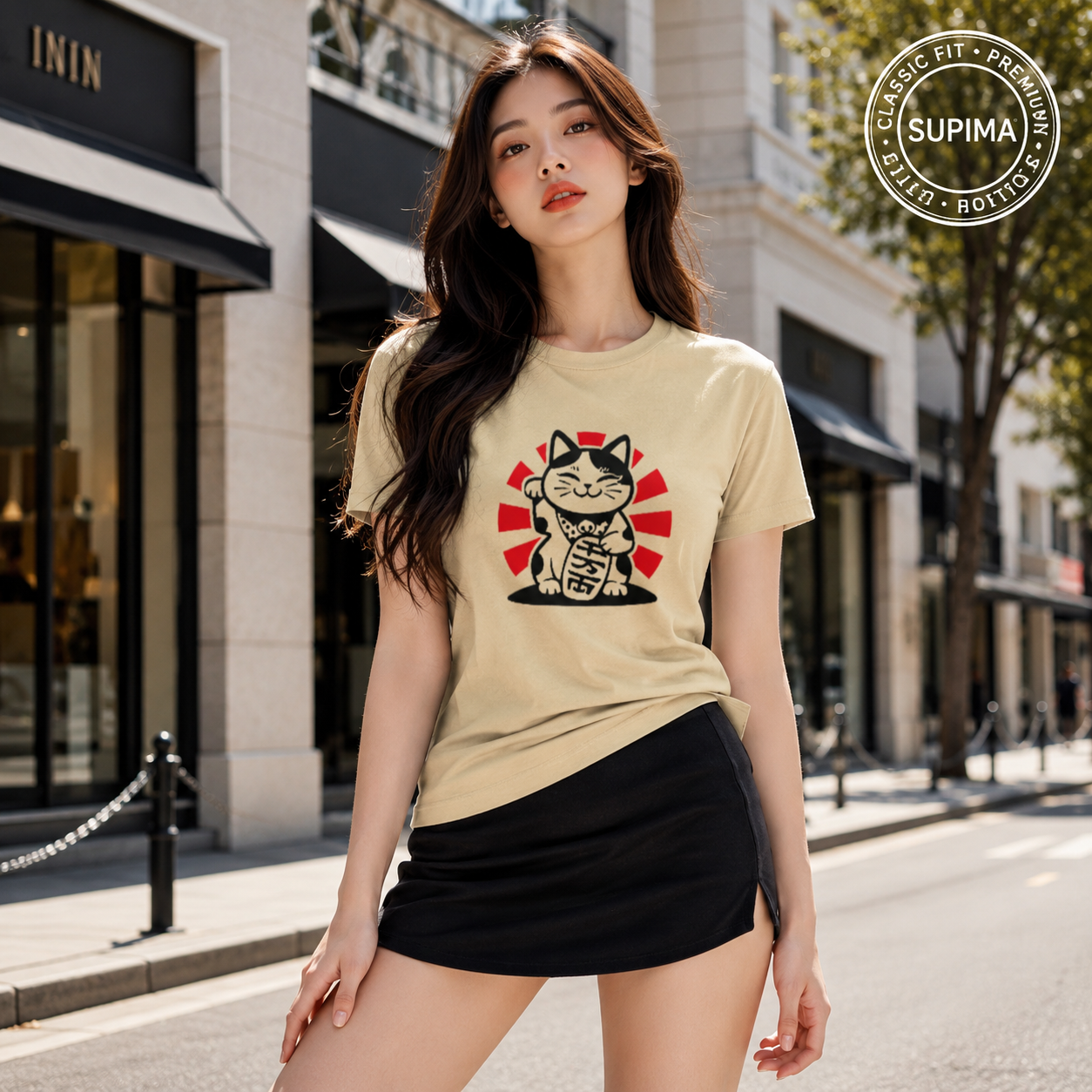 Lucky Cat Energy Tee 🍀😼