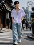 Relaxed Fit Korean Solid Shirt 🖤✨ | Clean Core Street Essential 🇰🇷