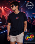 “Sound Splash” Embroidered Headphone Tee 🎧🌈