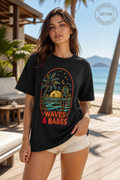 Waves & Babes Oversized Tee 🌊🌙