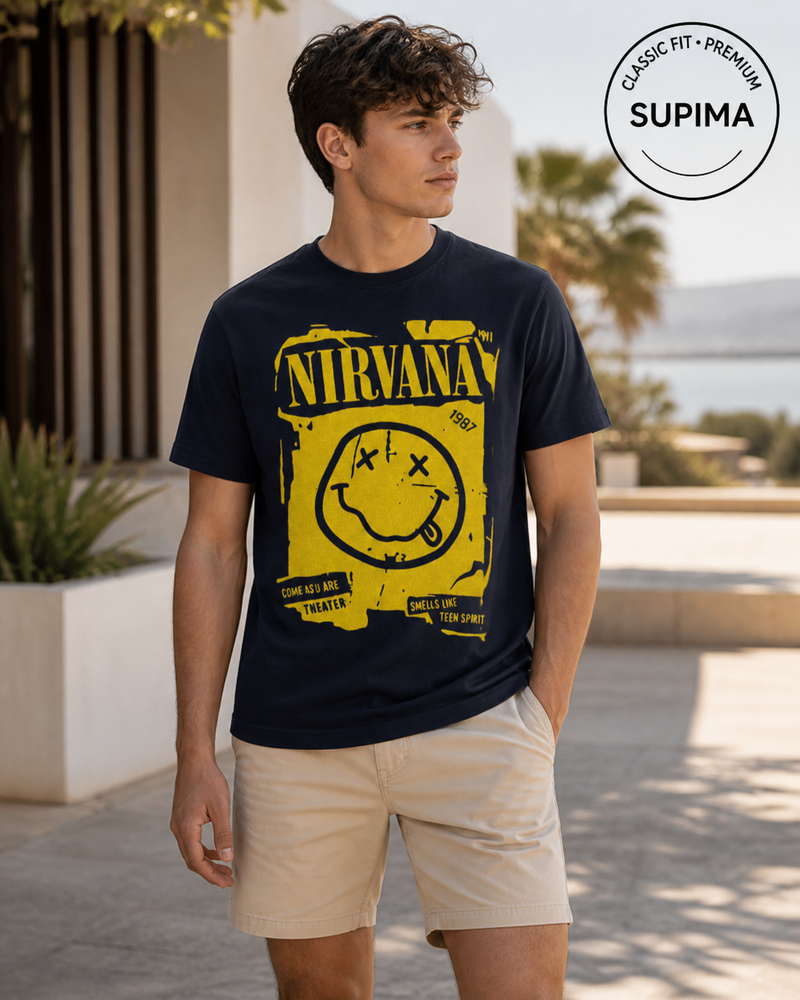 Grunge Smiley Revival Tee ⚡