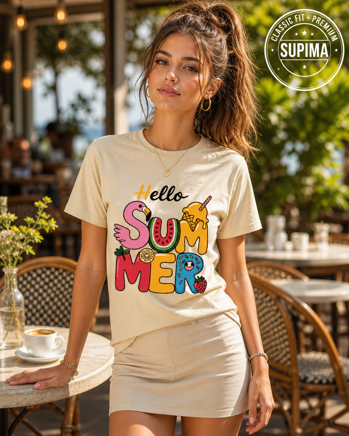 ☀️🍓 Hello Summer Pop - SUPIMA Tee