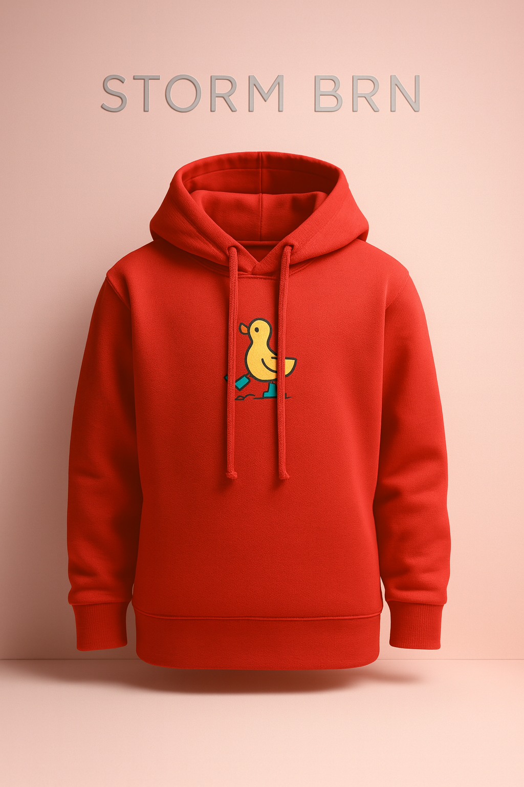 Premium EMBROIDERED Duck Kids Hoodie