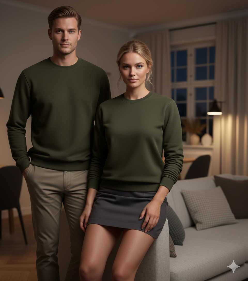 The Essential Luxe Sweatshirt — Clean, Soft, Elevated