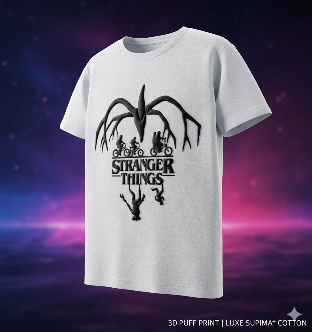 STRANGER THINGS Shadowverse Tee – 3D Puff Print | Supima® Cotton